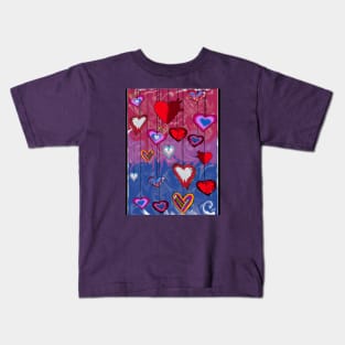 Hearts full of love Kids T-Shirt